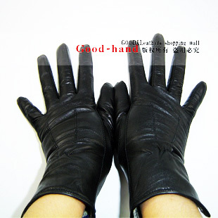 European version of the suede short design fashion genuine leather gloves 2397