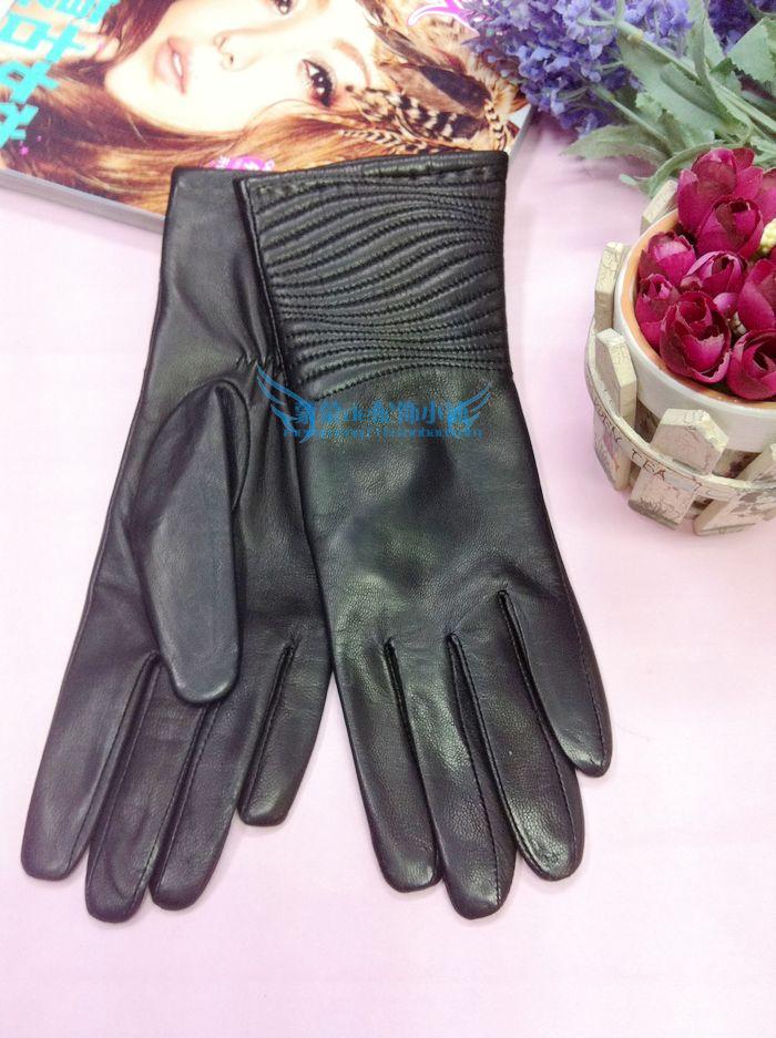 European version of ultra soft leather genuine leather 100% Women leather gloves suede gloves