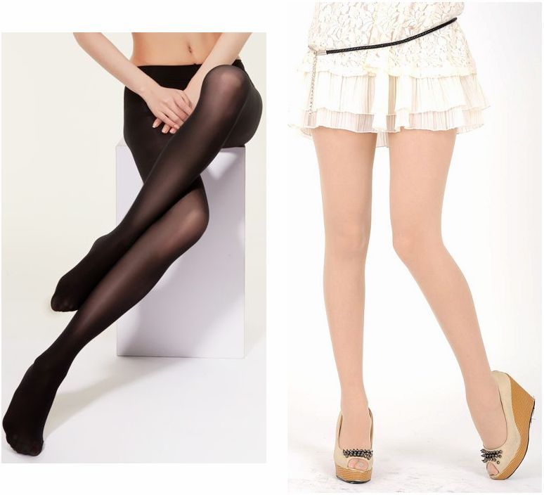 Export European Weihuo Specials velvet pantyhose 15D sexy stockings through the meat socks