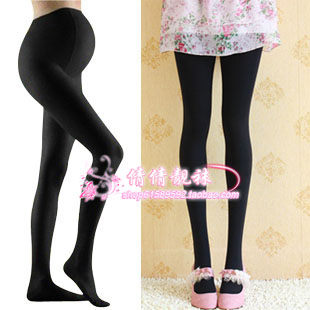 Extra large maternity pantyhose spring and autumn of meat maternity velvet socks