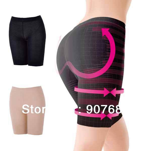 Extreme pressure seamless body abdomen hip stovepipe fifth body sculpting pants bunched shaping pants #8008