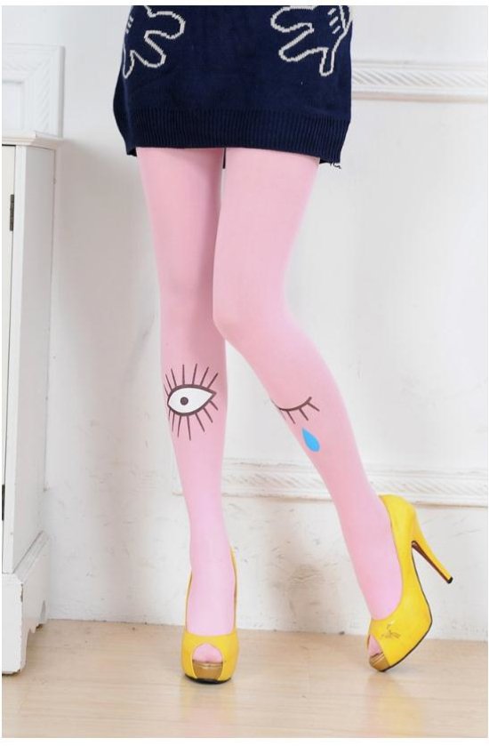 Eye lashes tears 120D velvet pantyhose Stockings/Tights Free Shipping 1307