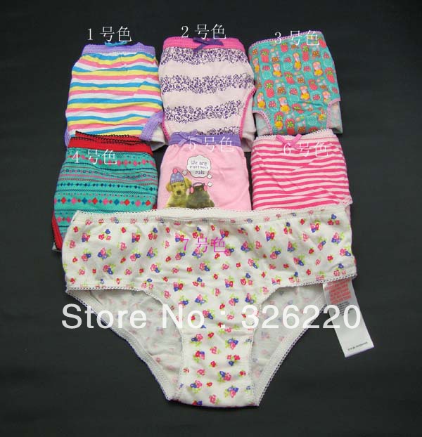 F&f child panties female child panties 100% cotton female child panties / baby 3 -5 years