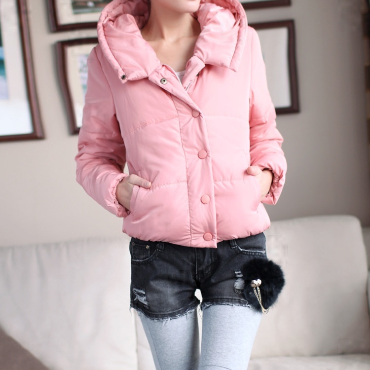 F-v1191 2012 women's with a hood thickening short design wadded jacket cotton-padded jacket 11 - 1