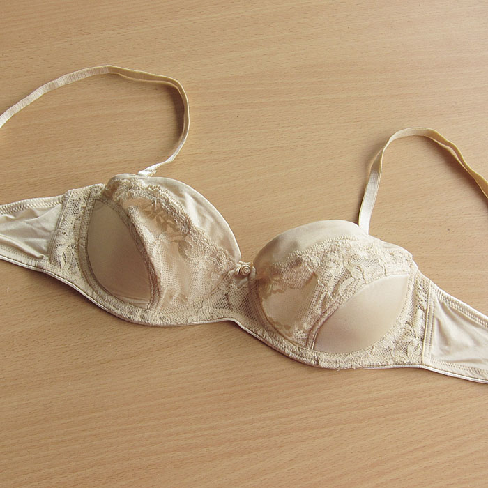 F3 cup translucent ultra-thin bra 75b big