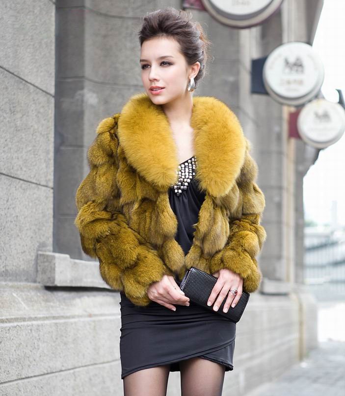 Factory Direct Sale 2012 Fashion Popular Fox Fur Coat Wtih Different Color To Choice As Christmas Day Gift