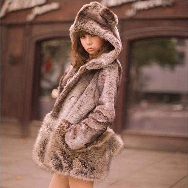 Factory price Hot selling 2012 women's thick  cute overcoat Free shipping