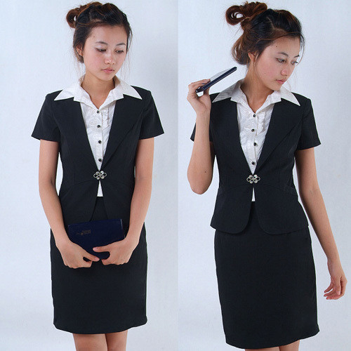 Factory Women Clothes Ol professional set slim waist style piece set 1038 +free gift