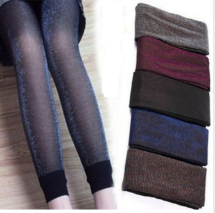 Fall and winter thicken, bamboo, double, nine points and trousers, leggings881