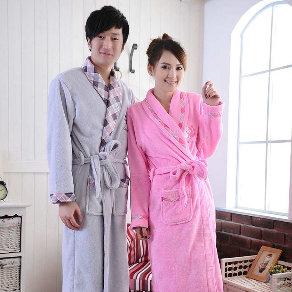 Fanny 2012 lovers thickening coral fleece robe bathrobes POPEYE robe