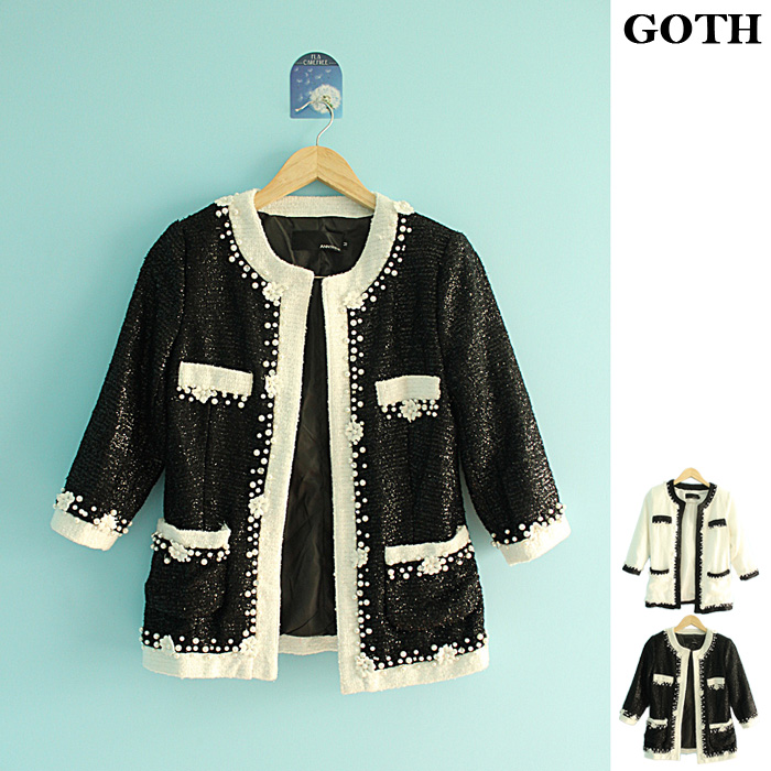 Fashion 2012 autumn new arrival women's small elegant beading elegant small suit jacket