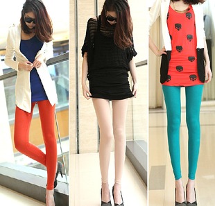 Fashion 2012 modal candy color legging ultra-thin stockings