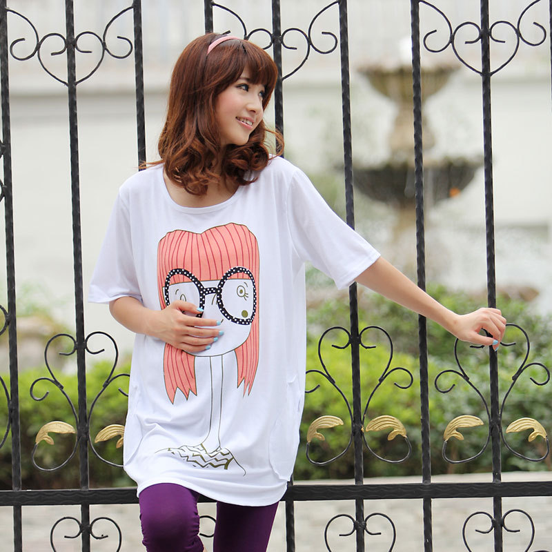 Fashion 2012 summer maternity clothing cartoon mmt