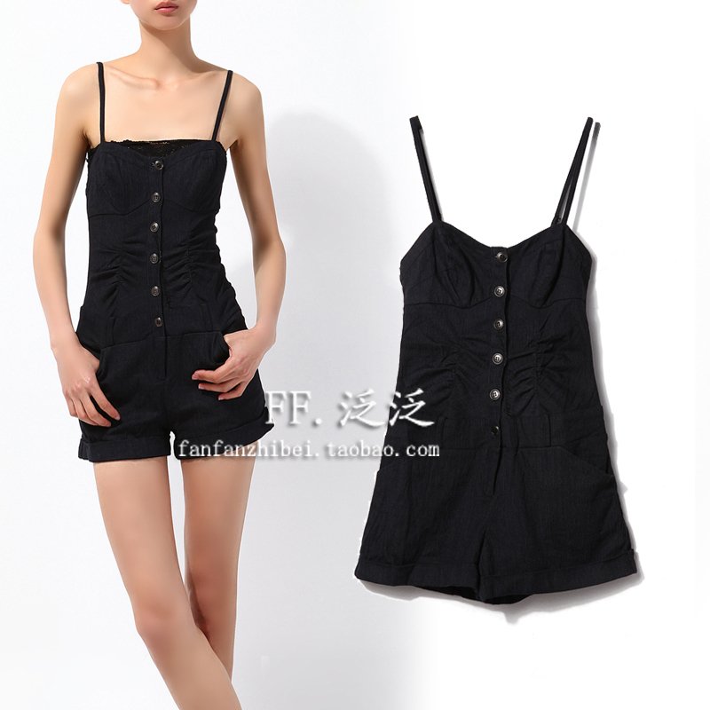 Fashion 2012 women's jumpsuit bodysuit shorts summer female