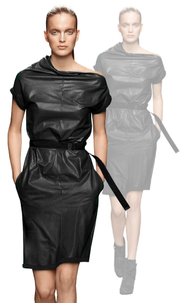 Fashion artificial leather PU slim short skirt fashion asymmetrical strapless short-sleeve quality faux one-piece dress