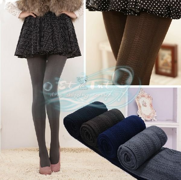 Fashion autumn and winter velvet was thin pantyhose vertical stripes thick primer socks