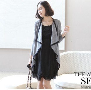 Fashion autumn maternity clothing irregular cape style cardigan long-sleeve outerwear