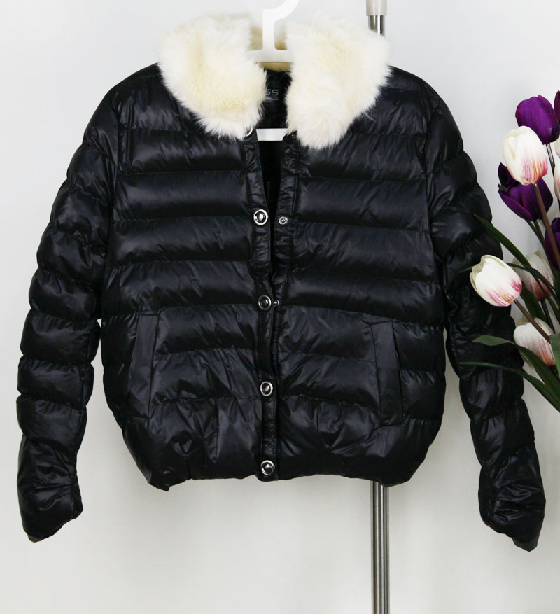 Fashion cotton-padded jacket 2012 winter fur collar stand collar casual short design wadded jacket cotton-padded jacket female