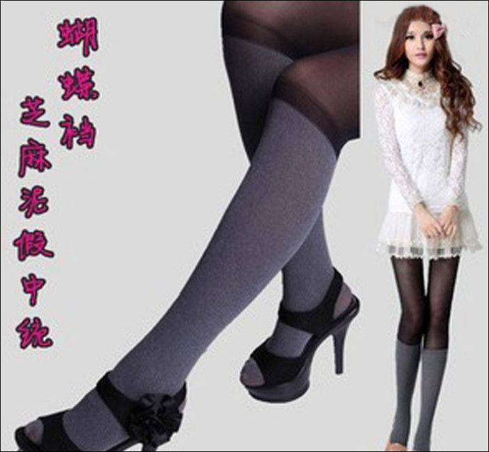 Fashion  false system Stockings false long stockings leggings tights novel design free shipping