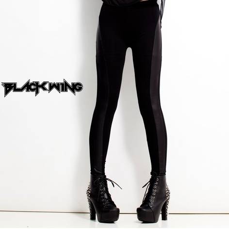 Fashion fashion 2013 spring women's leather patchwork basic legging pants