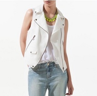 Fashion fashion elegant women's turn-down collar casual vest