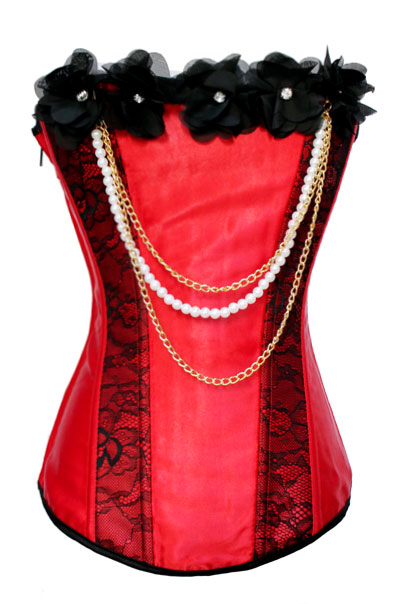 Fashion fashion royal body shaping flower gold chain small vest corselets 5240