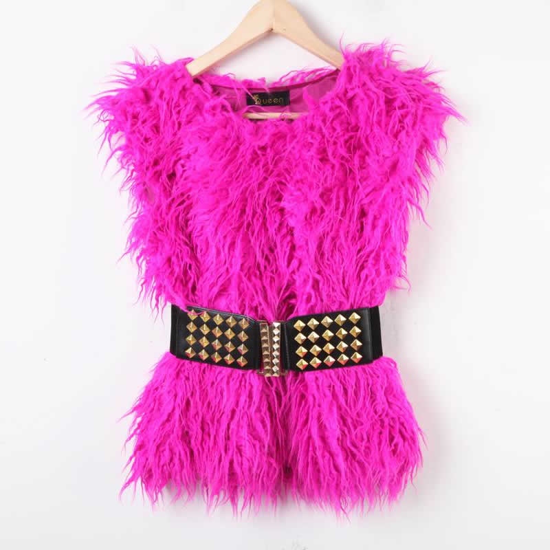 Fashion female autumn and winter tassel sleeveless pullover vest faux vest outerwear cummerbund