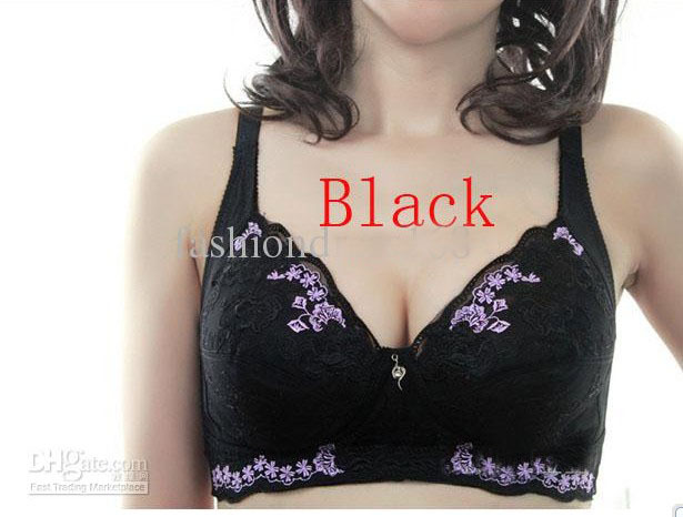 Fashion Full cup gather no rims the thin section bra adjustable four rows hasp bra #4812