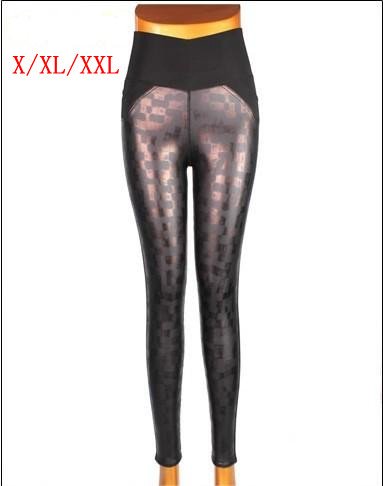 Fashion leather pants L/XL/XXL high quality thin warm pants free shipping