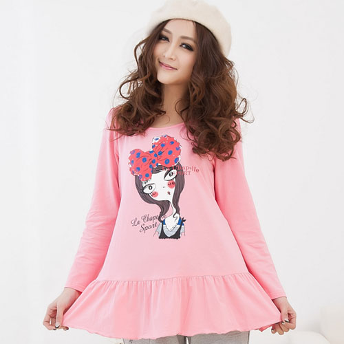 Fashion maternity clothing autumn maternity clothes top autumn maternity long-sleeve T-shirt top