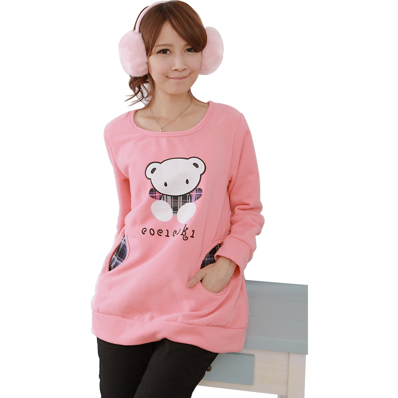 Fashion maternity clothing maternity clothing casual maternity top long-sleeve T-shirt sweatshirt 1a763