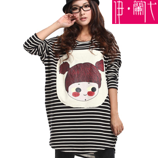 Fashion maternity t-shirt loose maternity long-sleeve top autumn maternity long-sleeve T-shirt loose