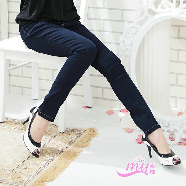 Fashion plus size clothing plus size european version of the slim skinny pants pencil pants jeans