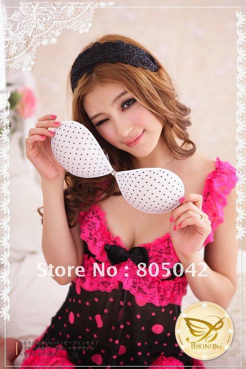 Fashion  self-adhesive free bra invisible bra with dot 20pcs/lot + free shipping