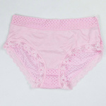 Fashion sexy healthy antibacterial comfortable bamboo fiber lace thread empty Qiaotun Ms. briefs