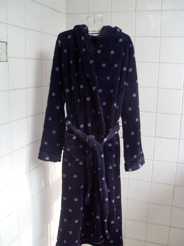 Fashion single hooded coral fleece robe bathrobes autumn and winter sleepwear plus size