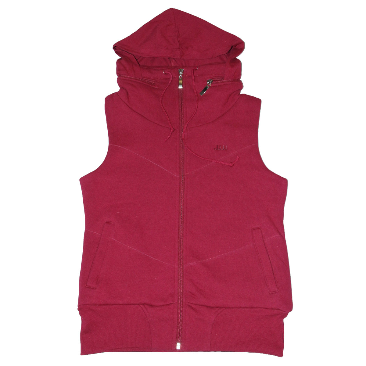 Fashion solid color hooded thickening vest female candy color jjw j101206