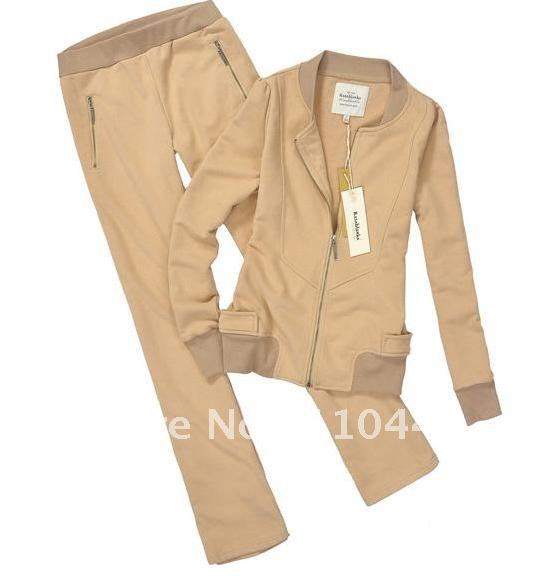 Fashion sportswear long-sleeved qiu dong outfit han edition professional leisure suit female