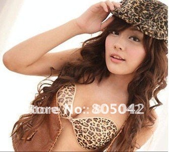 Fashion style self-adhesive invisible bra with Leopard style 20pcs/lot + free shipping