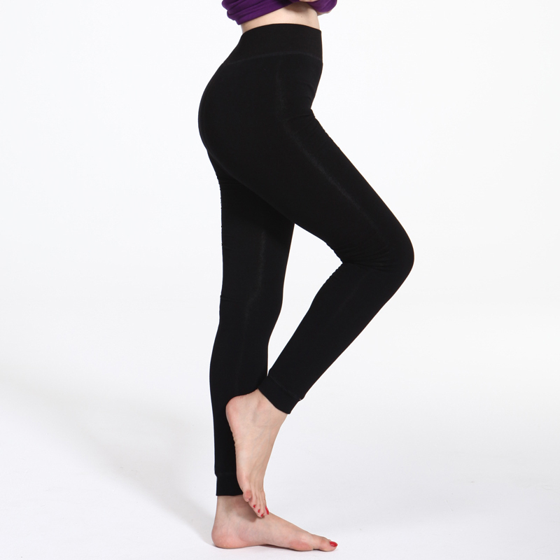 Fashion thermal legging women's beauty care skin double layer warm pants