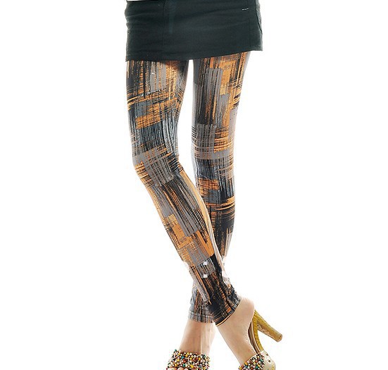 Fashion thin of abstract color Leggings