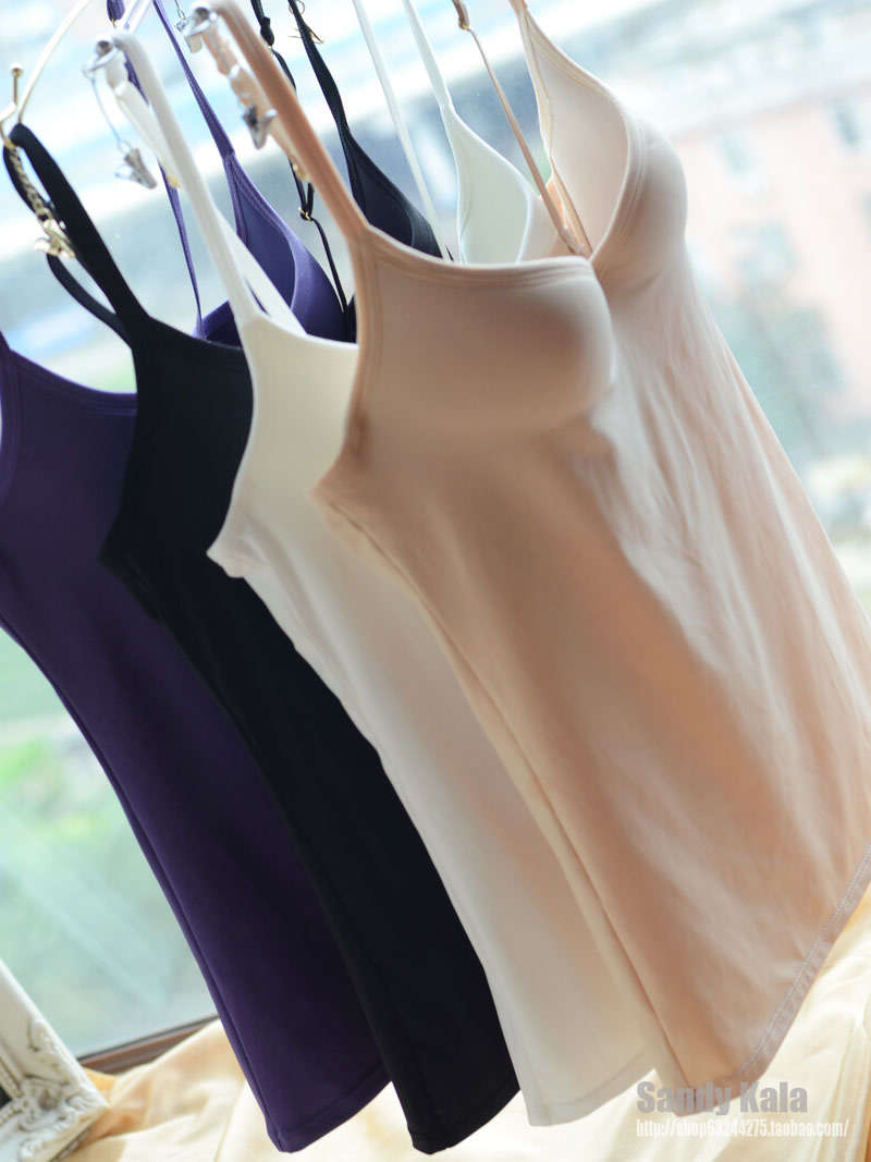 Fashion top silky seamless basic bra basic vest free shipping