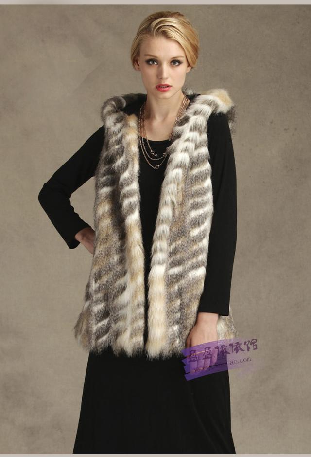 Fashion vest female autumn and winter fashion faux vest 2012 vest