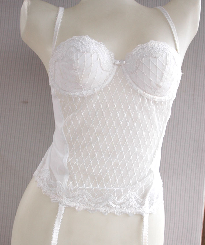 Fashion white transparent gauze tight shapewear shaper 75b80b80d