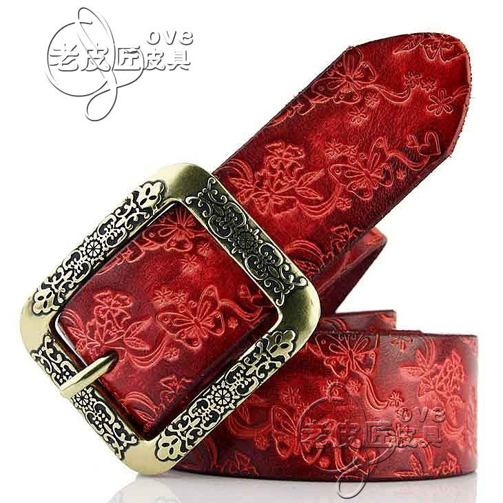 Fashion women belt daisy female strap genuine leather cindy women's strap genuine leather strap