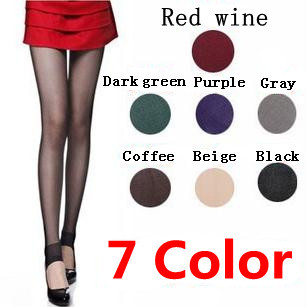 Fashion Women Candy Colors Plus File Slim Hip Ultra-thin Pantyhose Trample Foot Stockings Free Shipping 1603