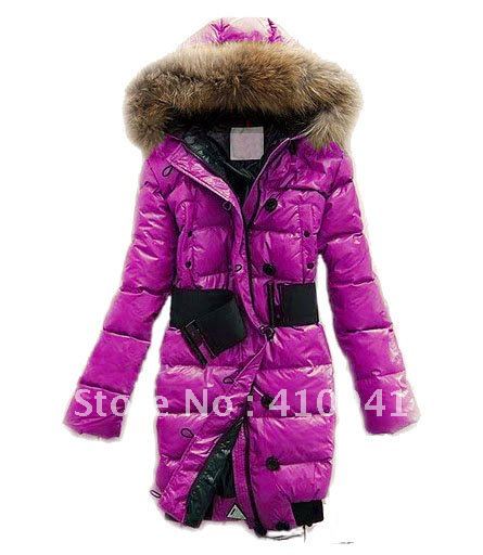 Fashion Women classic Winter Pop Star Lucie Fur Hooded long down Jacket down coat,Windproof waterproof,Pink,Purple,Black,Green