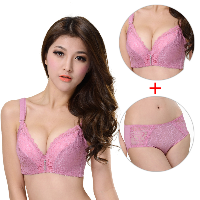 Fashion Women Push Up Bra Set,Sexy Underwear Set,Lace Adjustable Bras,Free Shipping