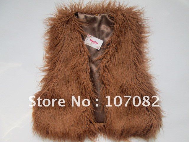 Fashion women's faux tibet sheep fur vest&outwear faux vest short design female leather faux fur sleeveless sweater