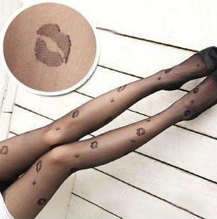 Fashion Women Temptation Jacquard Lip Print Letters Ultra-thin Black Pantyhose Sexy Stockings Free Shipping 1647